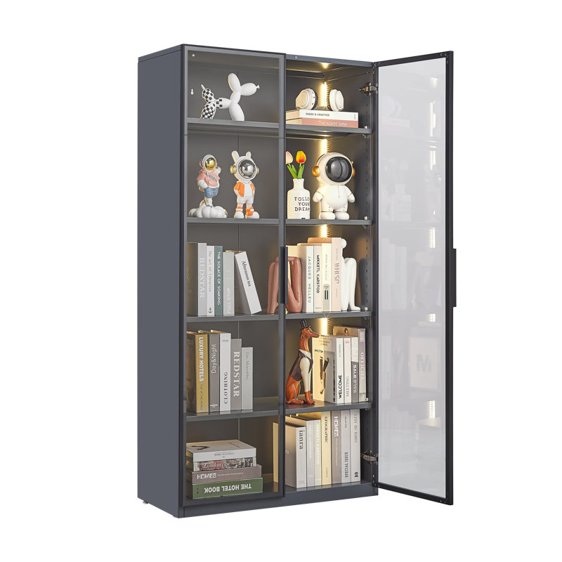 Best glass display cabinet sales